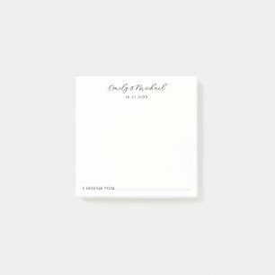 Handtekening Huwelijksgast Post-it® Notes