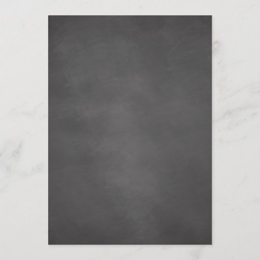 Handtekening huwelijksschema menu (Achterkant)