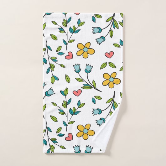 Handtekening kleurrijk patroon en kunstpatroon bad handdoek (Handdoek)