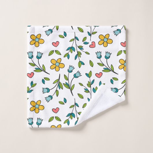 Handtekening kleurrijk patroon en kunstpatroon bad handdoek (Wasdoekje)