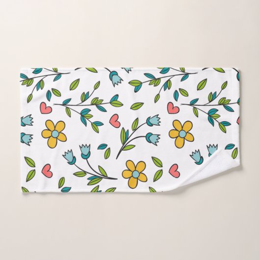 Handtekening kleurrijk patroon en kunstpatroon bad handdoek (Handdoek)