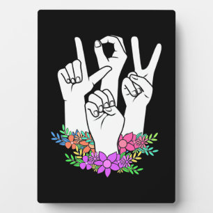 Handtekening leraar ASL Fotoplaat