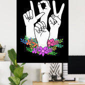 Handtekening leraar ASL Poster (Thuiskantoor)