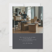 Handtekening Letterde Nieuwe Verplaatsende Aankond Aankondiging (Achterkant)