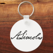 Handtekening Lincoln Sleutelhanger (Voorkant)