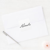 Handtekening Lincoln Vierkante Sticker (Envelop)