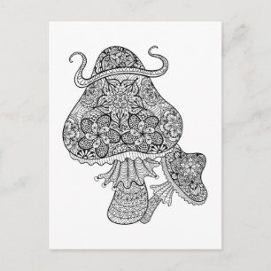 Handtekening Magische paddenstoelen Briefkaart