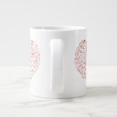 Handtekening Mediaal station Logo Extra Grote Beker (Achterkant)