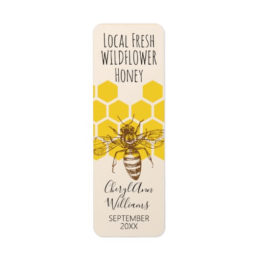 Handtekening met handschrift Verticaal product Etiket (Voorkant)