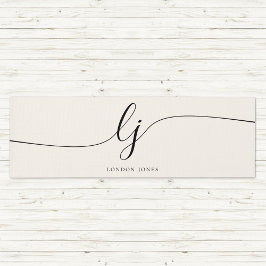 Handtekening Naam Eenvoudige kalligrafie Script Mo Yogamat