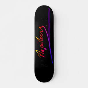 Handtekening Neon Napoleon Skateboard