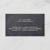 Handtekening notarisstempel visitekaartje (Achterkant)