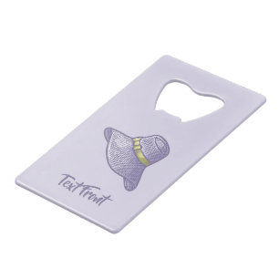 Handtekening Pet Lila Kredietkaart Flessenopener