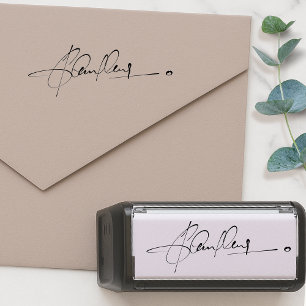 Handtekening rubberen stempel   Uw handschrift upl