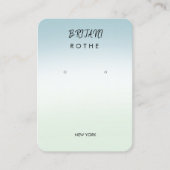 Handtekening Script Gradiënt Oormerken Visitekaartje (Voorkant)