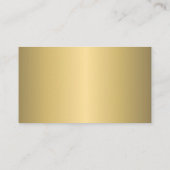 Handtekening script simpele wazige roze goudelegan visitekaartje (Achterkant)