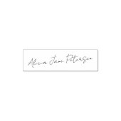 Handtekening script uw naam gepersonaliseerd  zelfinktende stempel (Design)