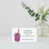 Handtekening Smoothie Modern Visitekaartje (Staand voorkant)