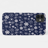 Handtekening snowflake Blizzard met Navy Classic B Case-Mate iPhone Case (Achterkant (horizontaal))
