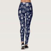 Handtekening snowflake Blizzard met Navy Classic B Leggings (Achterkant)