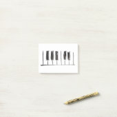 Handtekening tekening van pianoketoetsen | Minimaa Post-it® Notes (Op bureau)