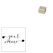 Handtekening Uw aangepaste tekst of naam Rubberstempel (Gestempeld)