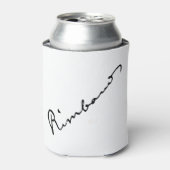 Handtekening van Arthur Rimbaud Blikjeskoeler (Blikje Voorkant)