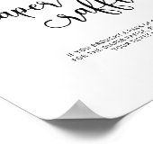 Handtekening van de kleine luidop poster (Hoek)