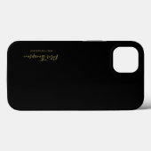 Handtekening van Elegant-handschrift voor bedrijfs Case-Mate iPhone Case (Achterkant (horizontaal))