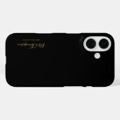 Handtekening van Elegant-handschrift voor bedrijfs Case-Mate iPhone Case (Achterkant (horizontaal))