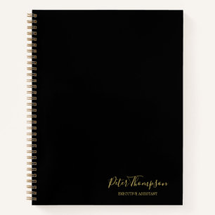 Handtekening van Elegant-handschrift voor bedrijfs Notitieboek
