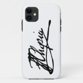 Handtekening van Frédéric Chopin Case-Mate iPhone Case (Achterkant)