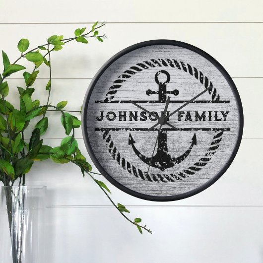 Handtekening van het anker met vervorming