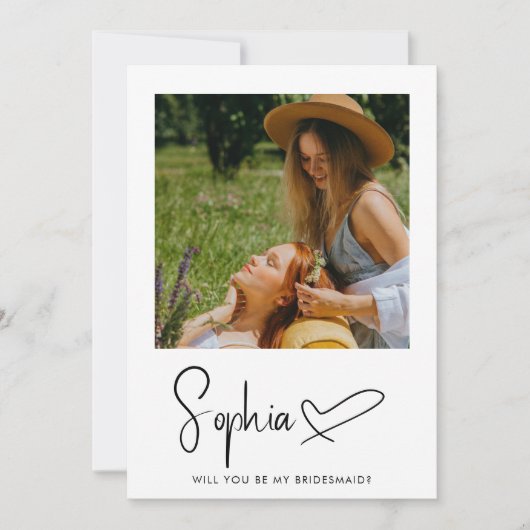 Handtekening van mijn briefvormig script kaart (Voorkant)