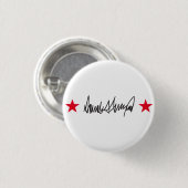 Handtekening van Trump Ronde Button 3,2 Cm (Voorkant /achterkant)