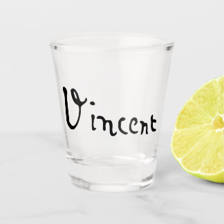 Handtekening van Vincent Van Gogh Shot Glas
