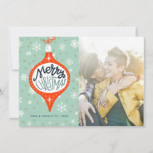 Handtekening versiering   LGBT Holiday Foto Feestdagenkaart