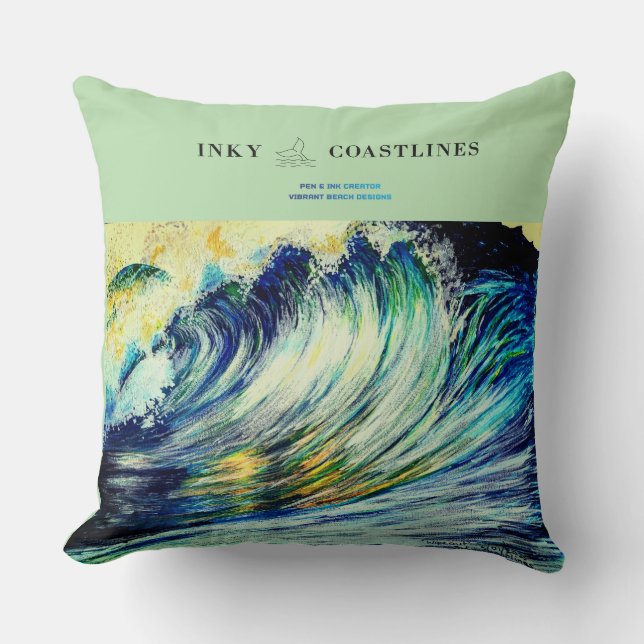 Handtekening Vierkant Kussen (Voorkant)