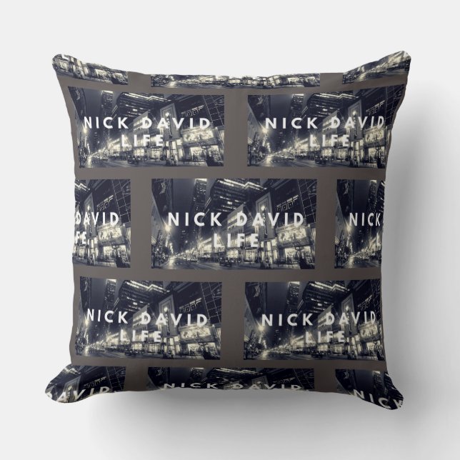 HANDTEKENING Vierkant Kussen (Voorkant)