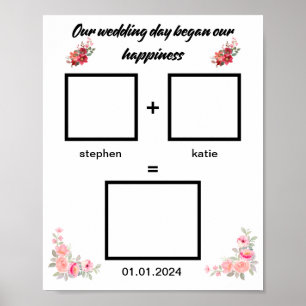 Handtekening / Vingerafdruk Bruiloft Poster