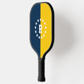 Handtekening voor collegekleuren pickleball paddle (Links)
