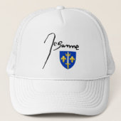 Handtekening/wapen van Jeanne d'Arc Trucker Pet (Voorkant)