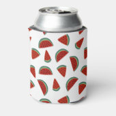 Handtekening watermeloensatroon blikjeskoeler (Blikje Achterkant)