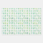 Handtekening, waterverf, abstract ontwerp, cirkels inpakpapier vel (Voorkant 3)