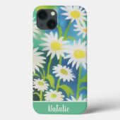 Handtekening waterverf Wild Daisies Case-Mate iPhone Case (Achterkant)
