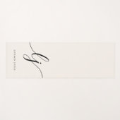 Handtekeningnaam Simple Minimal Calligraphy Script Yogamat (Voorkant (horizontaal))