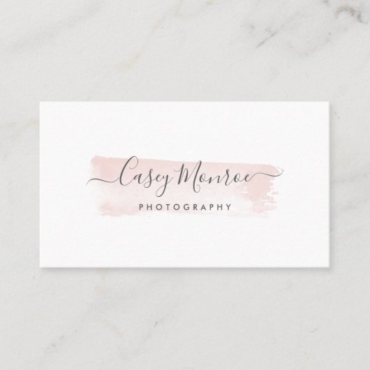 Handtekeningsscript voor donkere en grijze Waterve Visitekaartje (Voorkant)