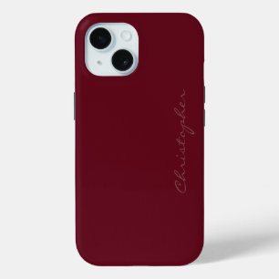 Handtekeningstijl Herfst Burgundy