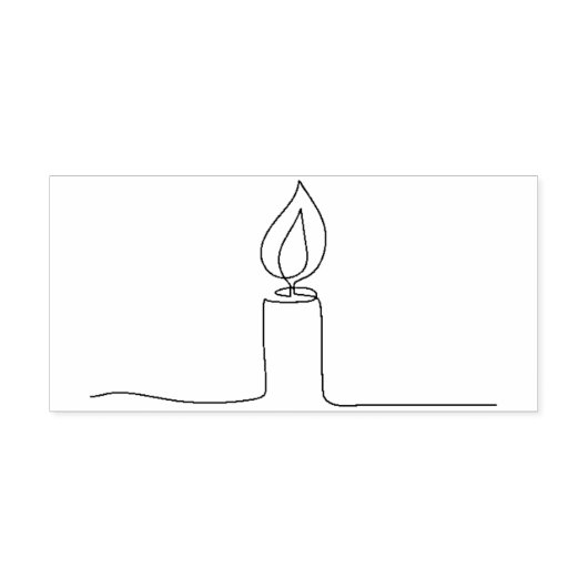 handtekenkaars rubberstempel (Afrduk)