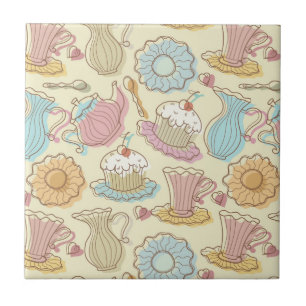 Handtekenkleppen Silhouettes Tegeltje